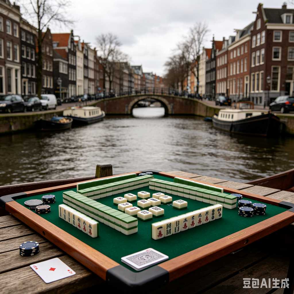 modern oriental mahjong set